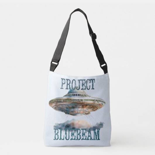 UFO陰謀横体バッグ クロスボディバッグ (正面)