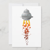 UFO離陸 招待状 (正面)