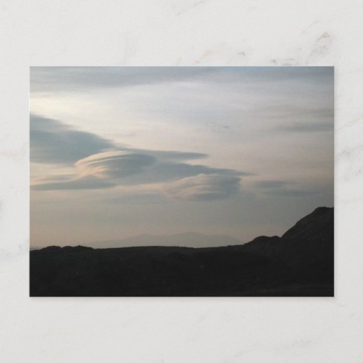 UFO雲 ポストカード (正面)