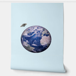 UFO飛んでいる過去地球インブルースカイ 壁紙