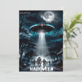 UFO エイリアン襲撃 今年のハロウィンは恐怖 シーズンカード (スタンド正面)
