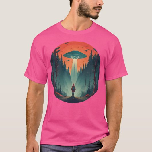 Ufo-エイリアン誘拐事件2 Tシャツ (正面)