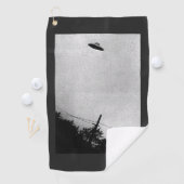 UFO エイリアン 異星人 宇宙船 極秘 ゴルフタオル (インサイチュ)