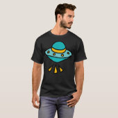 UFO エイリアン Tシャツ UFO Tシャツ 宇宙人 ギフト (正面フル)