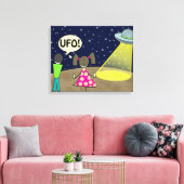 UFO キャンバスプリント (インサイチュ (リビング))