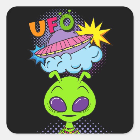 UFO スクエアシール (正面)
