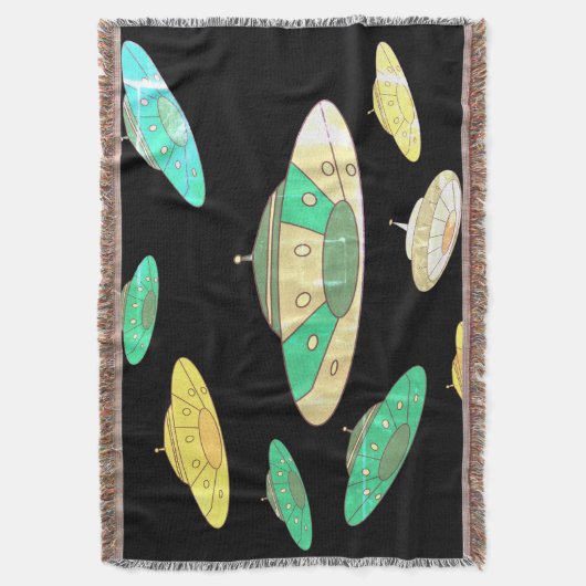 UFO スローブランケット (正面縦)