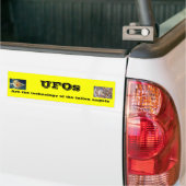 UFO バンパーステッカー (トラック上)