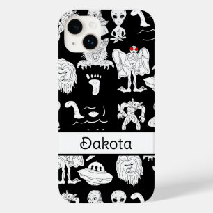 UFO、パーソナライズされたエイリアン、Bigfoot Cryptid Case-Mate iPhone 14 Plusケース