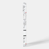 UFO、パーソナライズされたエイリアン、Bigfoot Cryptid Case-Mate iPhoneケース (裏面 / 左)