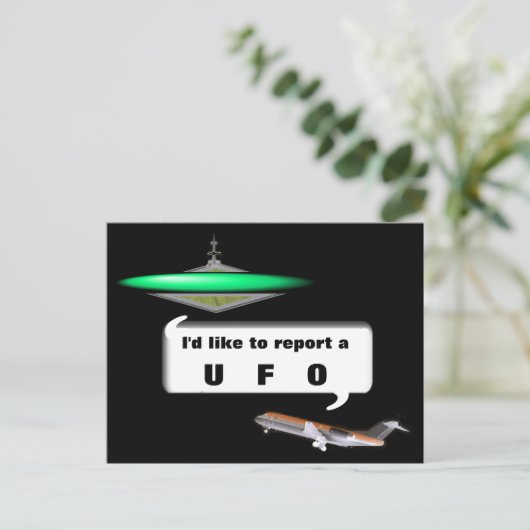 UFO ポストカード (スタンド正面)