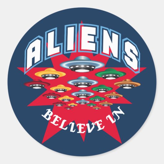 UFO ラウンドシール (正面)