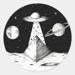 UFO ラウンドシール