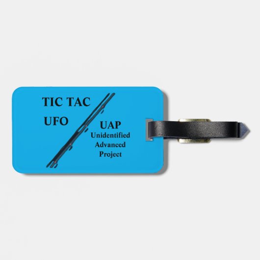 UFO ラゲッジタグ (裏面横)