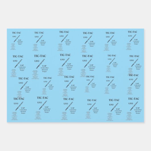 UFO ラッピングペーパーシート (正面3)