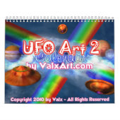 UFO -世界のValxartの外国のカレンダー カレンダー (カバー)