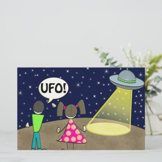 UFO 便箋 (スタンド正面)
