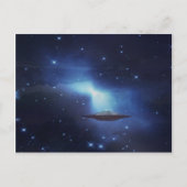 UFO 宇宙を飛行する物体 ポストカード (正面)