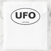 UFO 楕円形シール (バッグ)