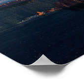 UFO – 異国の世界 – サイエンスフィクション風景 ポスター (角)