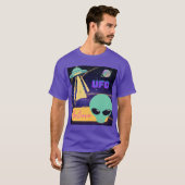 UFO、異星人 信じる Tシャツ (正面フル)
