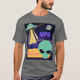 UFO、異星人 信じる Tシャツ