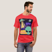 UFO、異星人 信じる Tシャツ (正面フル)
