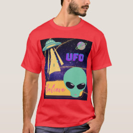UFO、異星人 信じる Tシャツ