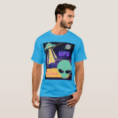 UFO、異星人 信じる Tシャツ (正面フル)