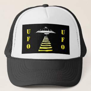 UFO -白黒黄 キャップ
