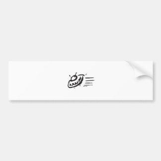 UFO -空飛ぶ円盤-宇宙船 バンパーステッカー