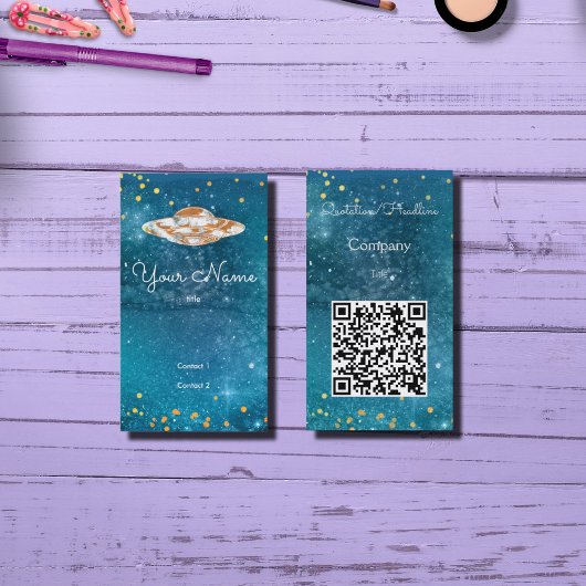 UFO -芸術的銀河系- QRコード 名刺