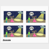 UFO 長方形シール (シート)