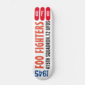 UFO 12 1945 FOOファイターズスケートボード スケートボード (正面)