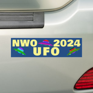 UFO 2024バンパーステッカー バンパーステッカー