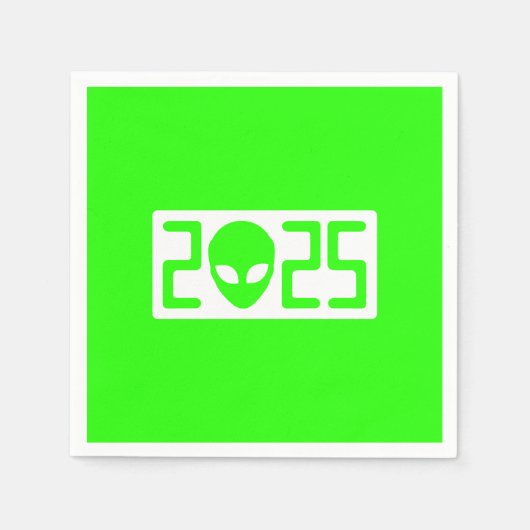 UFO 2025 スタンダードカクテルナプキン (正面)