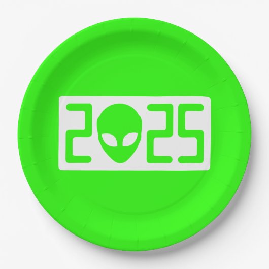 UFO 2025 ペーパープレート (正面)