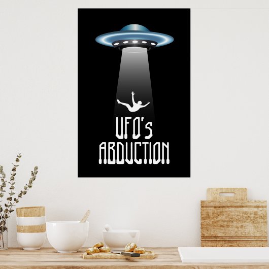 UFO abduction ポスター (キッチン)