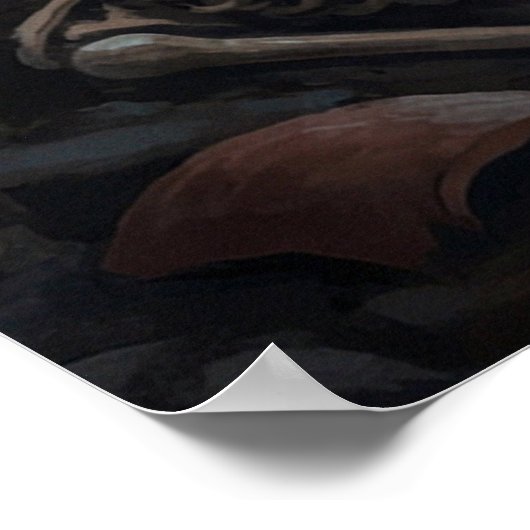 UFO Alien Archeologist Digging Site Paranormal ポスター (角)