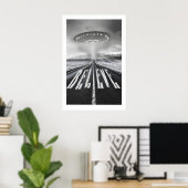 UFO Art Print Set Sci-Fi Flying Saucer Designs ポスター (ホームオフィス)