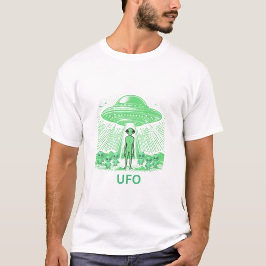ufo art tシャツ (正面)