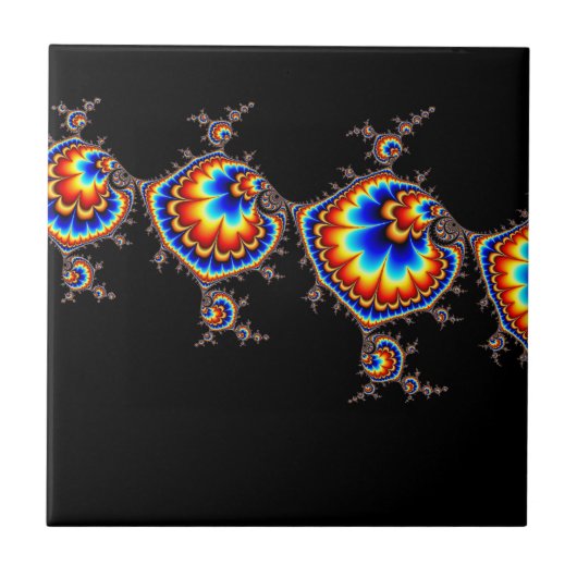 Ufo Attack - Fractal Art タイル (正面)