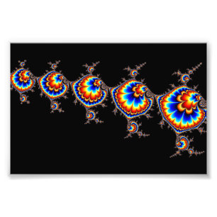 Ufo Attack - Fractal Art フォトプリント