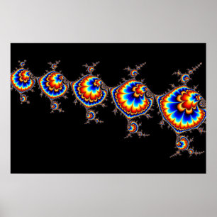 Ufo Attack - Fractal Art ポスター