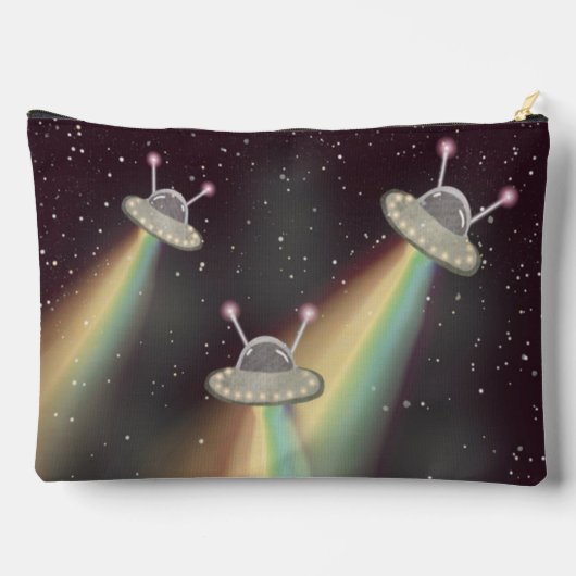 UFO Attack on Earthエイリアン鉛筆箱 アクセサリーポーチ (裏面)