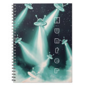 UFO Attack on Neptune - Sci-fi宇宙ジャーナル ノートブック (正面)