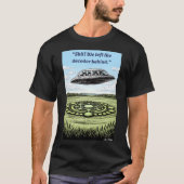 UFO CROP CIRCLES Decoder Tシャツ (正面)