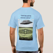 UFO CROP CIRCLES Decoder Tシャツ (裏面)