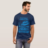 UFO CROP CIRCLES I ordered a pizza Tシャツ (正面フル)