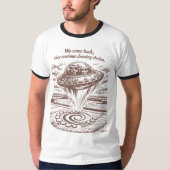UFO CROP CIRCLES Tシャツ (正面)